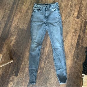 MOTHER skinny grey denim